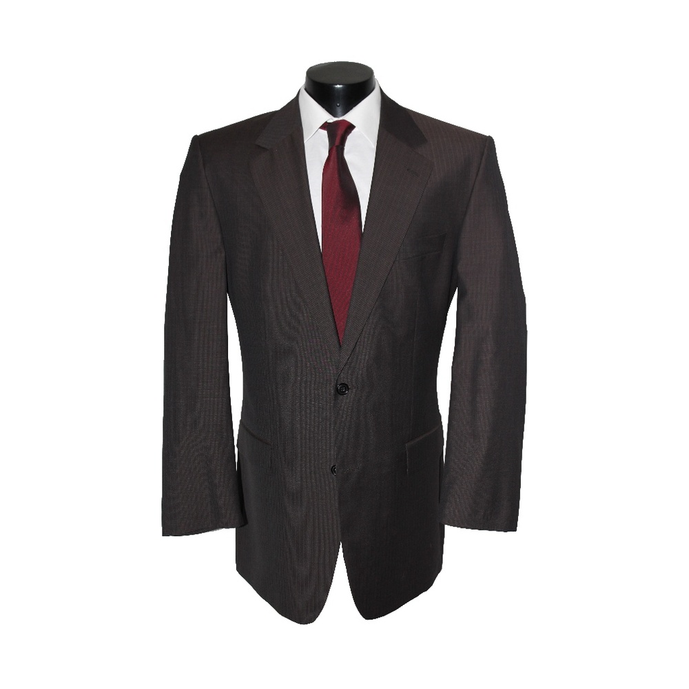 Hugo Boss  brown Super 130's 2 piece suit 41L US